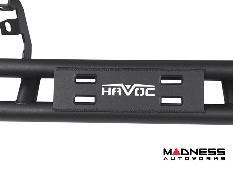 Ford Bronco Rock Sliders - 2 Door - Trailcrawler - Textured Black - Havoc 